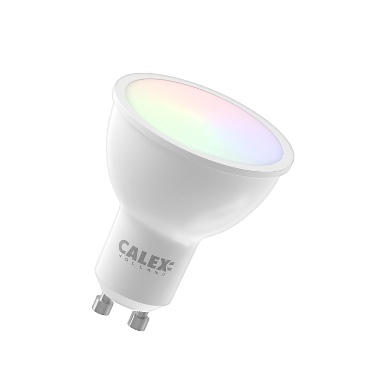 smart gu10 rgb reflector calex led lamp 5w 350lm 2200 4000k wifi ledshoponline be